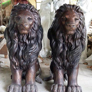 Nouvelles sculptures de lions en <span class=keywords><strong>bronze</strong></span> <span class=keywords><strong>au</strong></span> design moderne à <span class=keywords><strong>prix</strong></span> avantageux - Product Image 1