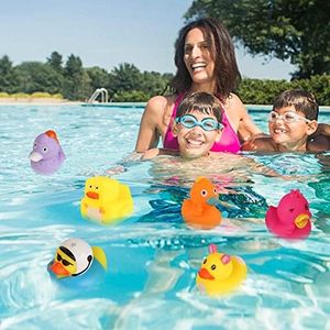 Venta al por mayor de patos de PVC de 2 pulgadas con sonido, surtido a granel para Jeep Ducking, juguetes flotantes para el baño, recuerdos de fiesta y máquinas expendedoras - Product Image 5