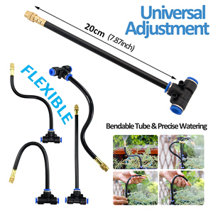 360. Kit de Sistema de Riego por Goteo Ajustable, Riego Automático para Jardín con Boquillas Flexibles para Plantas, Césped e Invernadero - Product Image 4