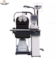 Équipement combiné d'optométrie intégré pour les nouveaux magasins d'optique Unité de table ophtalmique Réfractomètre automatique Phoropter Chart Projector