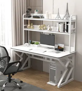 YQ JENMW Computer Desktop Desk Home Desk Bookshelf Combination Study and Office One Table