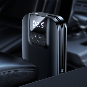 USAMS-minibomba de aire portátil para coche, Inflador de neumáticos inalámbrico con pantalla Digital Led, recargable, <span class=keywords><strong>2021</strong></span> mAh, 5000 - Product Image 5