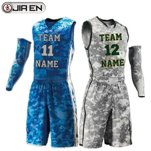 China Groothandel Basketbal Uniform Nieuwste Beste Basketbal Jersey Ontwerp Sublimatie Custom Basketbal Jersey