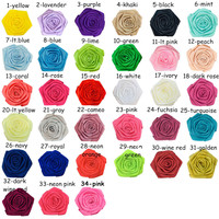 6cm 6-Coin Ruban Rose pour Enfants Cheveux Accessoire Corsage Chaussure Pet Ornement Fleur Vêtements Accessoires