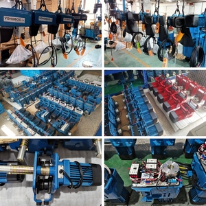 1ton 2ton 3ton 5ton Xe đẩy móc loại tốc độ gấp đôi đi du lịch HH tiêu chuẩn Châu Âu Chain hoist Electric - Product Image 5