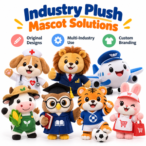 Peluche de Personaje de Dibujos Animados de Diseño Personalizado, Mascota de Peluche, Muñeco Suave para Promoción de Marca de Empresa, Regalo de Marketing, OEM, ODM - Product Image 1