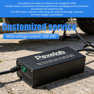 Cargador de Batería de Litio de Voltaje Ajustable de 10-92.4V, Cargador Inteligente de Corriente de 3-20A, Entrada de 220V, Carga Rápida de 2800W - Product Image 2