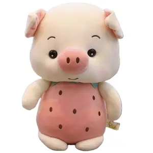 CE/ASTM OEM grosir mainan Plush Piggy buah mainan Trending 2024 boneka khusus untuk hadiah anak-anak