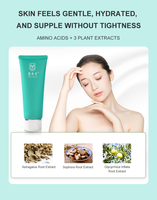 Nettoyant Visage Doux Végétalien aux Acides Aminés Hydratant Peaux Sensibles Équilibrant le pH Hydratant Non-Exfoliant en Pâte
