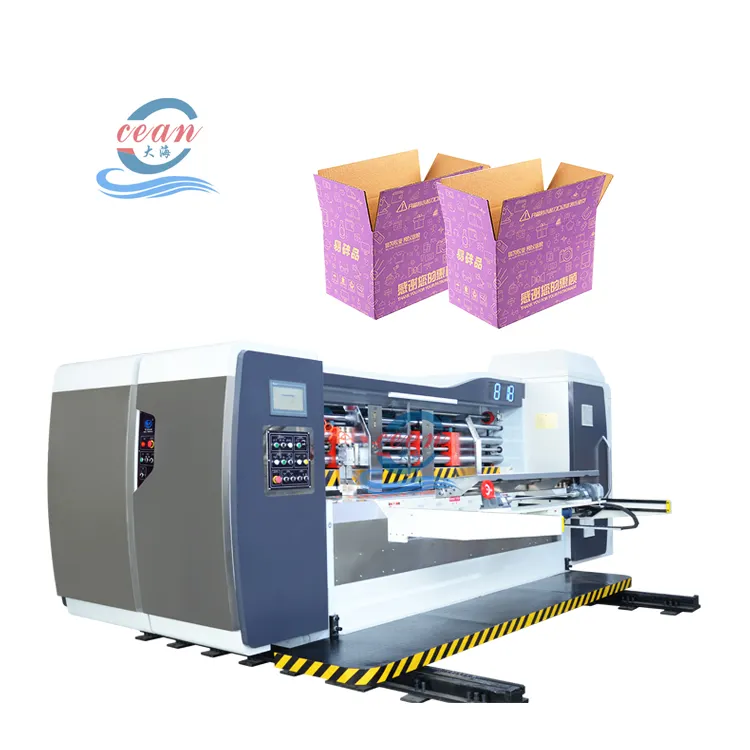 3 5 7 ply corrugated carton box auto high speed slotting making machine automatic change order