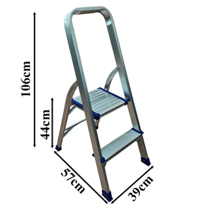 <span class=keywords><strong>Escalera</strong></span> Plegable de Aluminio con Certificación EN131, con Peldaños Antideslizantes, <span class=keywords><strong>Escalera</strong></span> Doméstica Plegable de 2 Peldaños con Pasamanos - Product Image 6