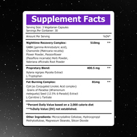 Capsules brûle-graisses nocturnes les plus vendues à la camomille : favorisent le calme, soulagent le stress, favorisent une qualité de sommeil réparatrice