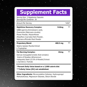 Capsules brûle-graisses nocturnes les plus vendues à la camomille : favorisent le calme, soulagent le stress, favorisent une qualité de sommeil réparatrice - Product Image 2