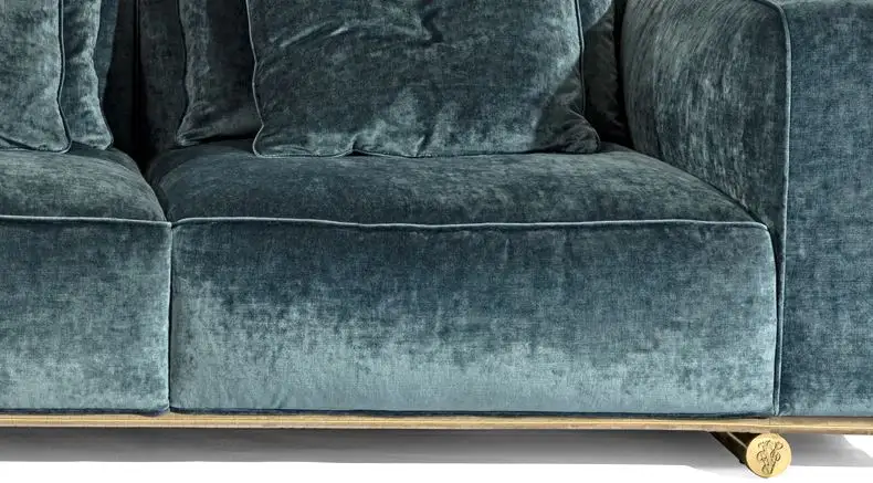 Manufacturer light luxury cotton and MIcrofiber fabric linen sofa Villa apartment hotel high-end designer furniture