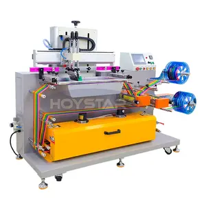Lanyard Label Tape Satin Ribbon Screen Printing Machine Screen Printer Roll To Roll Automatic