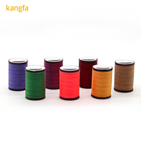 Benang Poliester Lilin Bulat Hongqiao Grosir 0.45mm Tex135 55g, Tali DIY untuk Menenun Gelang, Merangkai Manik-manik, Menjahit
