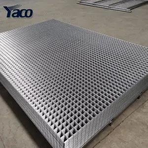 Fabrika fiyat 50x50mm 75x75mm 100x100mm galvanizli sığır kaynaklı tel örgü panel