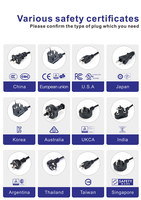 Inyector PoE Gigabit de Doble Puerto con Alimentación a través de Ethernet, 0.01-1A, 48V, 54V, 24W, 35W, 54W, 90W, 802.3af/at, Adaptador de Corriente