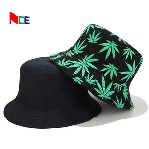 Có thể đảo ngược in cây gai dầu xô <span class=keywords><strong>hat</strong></span> hip hop ngư dân <span class=keywords><strong>hat</strong></span> người đàn ông phụ nữ ngoài trời mùa hè giản dị bông Visor xô cap - Product Image 2