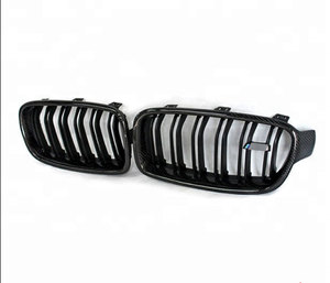 Calandre de voiture avant noire brillante ABS M3 double lamelles Style F30 pour bmw F31 325i <span class=keywords><strong>320i</strong></span> 328i 335i Grille de pare-chocs avant - Product Image 4