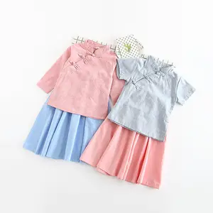 Retail Online Shopping Summer Wonderful Clothing 2pcs Suit For Girls