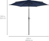 Parapluie de plage promotionnel personnalisé avec logo, robuste, pliable, pour le marché de Dubaï, vente en gros