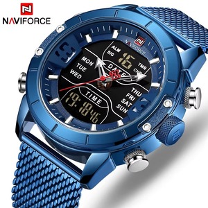 Reloj de Pulsera Digital para Hombre, con Indicador de Semana, Correa de Acero Inoxidable Clásica, Analógico y Digital, para Negocios - Product Image 3