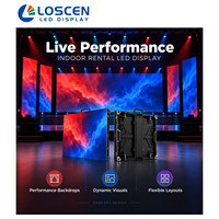 Écran LED de location intérieur P2.604 500x500mm à taux de rafraîchissement élevé pour scène, conférence et église