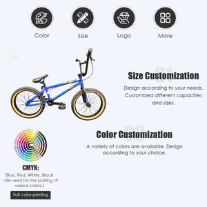จักรยาน BMX สำหรับผู้ใหญ่แบบสปอร์ตกลางแจ้ง ขนาด 20 นิ้ว โครงเหล็กโครเมียม-โมลิบดีนัมแข็งแรง ผลิตตามสั่งจากโรงงาน ราคาประหยัด - Product Image 4
