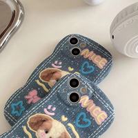 Nouvelle coque de téléphone élégante à motifs de couleur denim pour coque de téléphone portable iphone 11-15promax