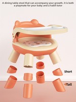 Chaise d'alimentation multifonctionnelle pour bébé avec son, structure stable, siège de repas confortable et surdimensionné pour tout-petit, vente en gros d'usine