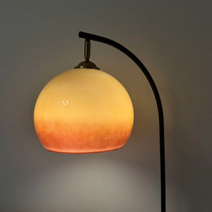 Lámpara de Pie Moderna con Arco de Atardecer, Lámpara de Pie Negra Minimalista para Sala de Estar, Dormitorio, Rincón de Lectura, Decoración del Hogar, Iluminación - Product Image 4