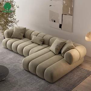 Moontree <span class=keywords><strong>Corner</strong></span> L-Form Luxus Couch Wohn zimmer Bett Wohnzimmer Möbel Home Lounge Wohnzimmer Freizeit Schnitts ofa Set - Product Image 1
