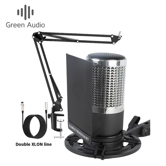 GAM-ZX60 Condenser Microphone Mobile Phone Computer External Sound Card Mixer Phantom Power 48V Microphone Cross-border Hot Sale