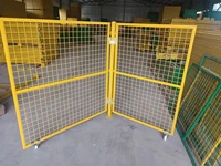 Clôture de sécurité modulaire en métal galvanisé et thermolaqué pour entrepôt, cloison de protection pour atelier, garde-corps industriel pour usine