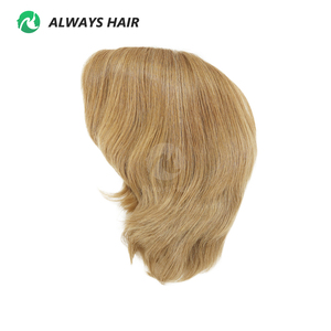 <span class=keywords><strong>Perruque</strong></span> européenne cheveux courts pour femmes 7 pouces Style lâche dentelle élastique transparente 100% cheveux humains vierges <span class=keywords><strong>perruque</strong></span> juive 120% densité - Product Image 1