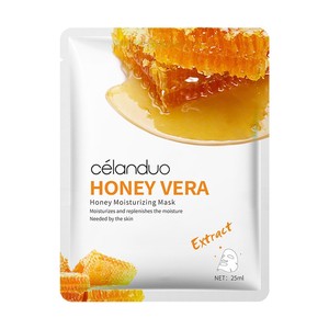 Celanduo 25Ml Bán Buôn Dâu Tây Dưa Chuột Giữ Ẩm Làm Mịn Shea Butter Rose Lựu Mật Ong Mặt Nạ Trên Khuôn Mặt - Product Image 6