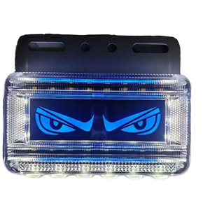 24V <span class=keywords><strong>bleu</strong></span> vert LED camion oeil lampe étanche mal clair lentille facile vis montage nouveau Indicateur <span class=keywords><strong>de</strong></span> dégagement <span class=keywords><strong>de</strong></span> <span class=keywords><strong>Position</strong></span> indirecte lumière - Product Image 1