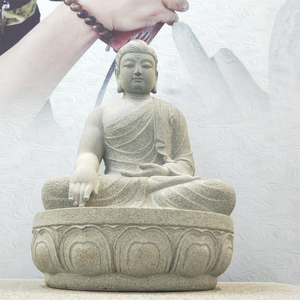 Grande sculpture en pierre de granit de <span class=keywords><strong>Bouddha</strong></span> Amitabha assis en prière et en méditation, statues de <span class=keywords><strong>Bouddha</strong></span> Sakyamuni le <span class=keywords><strong>Tathagata</strong></span> à vendre - Product Image 4