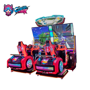 Machine de jeux de course à pièces, Colorful Park New Hot Thunder <span class=keywords><strong>Speed</strong></span> 4 écrans - Product Image 2