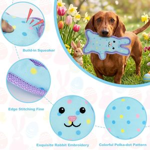 Jouets en peluche pour chiens, imprimés colorés, résistants, qui couinent, en forme d'animaux, vente en gros - Product Image 5