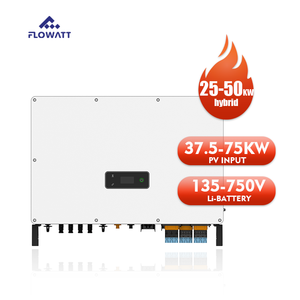 Sistema de Almacenamiento de Energía Solar Híbrido Trifásico de Alta Tensión MPPT de 25kw 30kw 40Kw 50Kw para Uso en Oficinas - Product Image 3