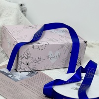 Boîte à pâtisserie de luxe avec logo personnalisé oreiller pliable pour gâteau chocolat chaussettes bougie élégant gaufrage calendrier de l'avent emballage cadeau