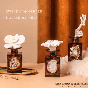 Difusor de Aromas Heshes Crystal Geode, Cristal, Aromaterapia, Aceite Esencial, Ambientador para el Hogar, Decoración, Regalo, Todas las Temporadas, 120-180 Días - Product Image 2