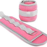 Paire de poids de cheville rectangulaires unisexes en néoprène métallisé, respirants, avec fermeture à boucle, pour fitness à domicile, entraînement de force et course à pied