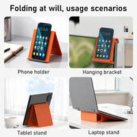 Soporte Flexible de Silicona para Teléfono, Soporte Ajustable para Teléfono Móvil en Avión, para Tablet, Portátil, Escritorio, Viajes, Cama, Oficina, Cinta de Correr, Antideslizante