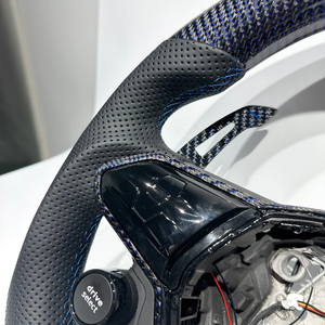 Volant en fibre de carbone de style ancien amélioré, adapté aux <span class=keywords><strong>Volkswagen</strong></span> MK8 MK7 MK6 <span class=keywords><strong>Golf</strong></span> R GTI GTD <span class=keywords><strong>GTE</strong></span> Polo GTI <span class=keywords><strong>Golf</strong></span> <span class=keywords><strong>8</strong></span> <span class=keywords><strong>Golf</strong></span> 7 - Product Image 5