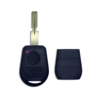 Haute qualité bon prix B-MW 3 boutons lame non coupée clé de voiture remplacement clé à distance coque pour E31 E32 E34 E36 E38 E39 E46
