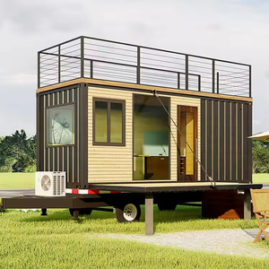 Maison mobile préfabriquée en acier, structure moderne, bureau modulaire, logement écologique, idéale pour les voyages, best-seller - Product Image 6