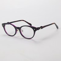 Montures de lunettes vintage en acétate, branches papillon, lunettes optiques rétro, unisexe 2076